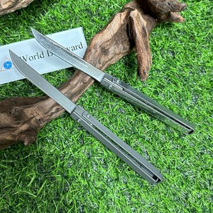 TL9ZC Nuevo estilo Mechanise M390 Cuchillo táctico de hoja plegable Cuchillos de bolsillo ligeros recubiertos de titanio con bolsa de PU - Product Image 2
