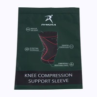 Sac d'emballage pour équipement sportif, sacs en plastique à fermeture éclair pour supports de taille, genoux et poignets, sacs d'emballage pour vêtements de sport et équipements de protection