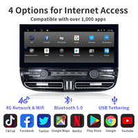 Autoradio stéréo 12.3 pouces Navigation GPS pour Porsche Cayenne 2010-2017 Android avec lecteur multimédia Unité principale avec CarPlay