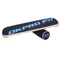 OKPRO, лидер продаж, деревянная балансировочная доска, устойчивый тренажер, нескользящая балансировочная доска для поверхности с пробковым роликом