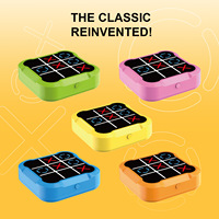 Jeu de puzzle électronique intelligent Tic-tac-toe, jeux portables Tic-tac-toe, cadeaux d'anniversaire, jeux parent-enfant