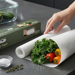 Papier d'emballage pour légumes résistant à l'humidité, rouleau de papier pour légumes, emballage pour légumes 30 cm x 10 m - Product Image 3