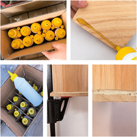 Colle à bois en polyuréthane expansé (PUR) à durcissement par l'humidité, adhésif polyuréthane haute performance pour le travail du bois