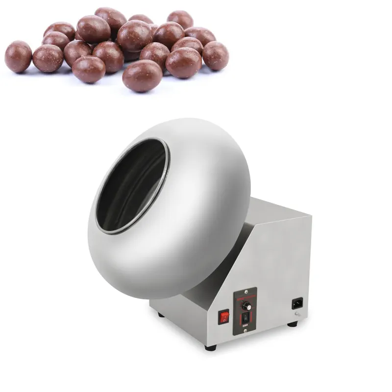 الشوكولاته الجليد آلة 304 الفولاذ المقاوم للصدأ متعددة الوظائف صغيرة آلة طلاء الشيوكولاتة