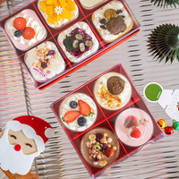 Boîtes à gâteaux en carton pour mariage, grandes et petites, emballages en papier pour mini-gâteaux d'anniversaire pour invités