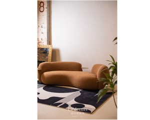 Cama de Salón Moderna Minimalista de Terciopelo Estilo Italiano, la Más Popular - Product Image 1