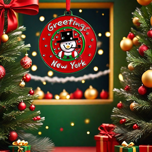 2025 di auguri di <span class=keywords><strong>Natale</strong></span> artigianato in metallo personalizzato fabbrica Suppler decorazioni natalizie unico smalto morbido ornamenti natalizi - Product Image 6