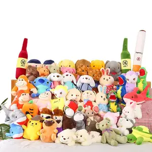 공장 도매 저렴한 20-30cm 봉제 장난감 재미있는 발톱 기계 봉제 동물 장난감