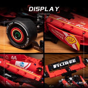 ชุดของเล่นตัวต่อรถยนต์ Farrary <span class=keywords><strong>F1</strong></span> ABS รุ่น 1/8 จำนวน 1262 ชิ้น แบบตั้งโชว์ (มีรุ่นไดนามิกอัปเกรดให้เลือก) - Product Image 2
