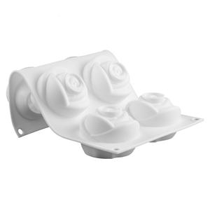 Molde de Silicona para Fondant con 6 Rosas C399, Herramientas de Decoración para Pasteles de Boda, Chocolate, Jabón, Repostería Artesanal - Product Image 4