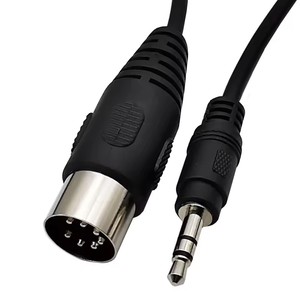 Câble adaptateur audio DIN 7 broches mâle vers prise jack stéréo mâle 3,5 mm (1/8 po) pour Bang & Olufsen B&O Naim Quad S - Product Image 1