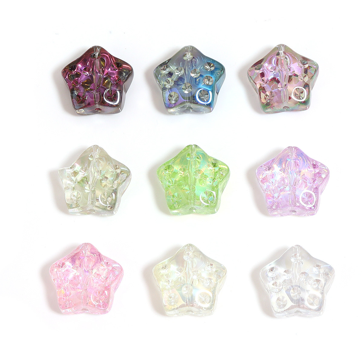 glass spacer beads kawaii