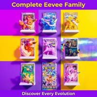 Nouvelle sortie : Coffret de figurines Pokémon Eeveelution, boîte mystère, collection Pokémon Painted Dream Vol.3, thème Eevee