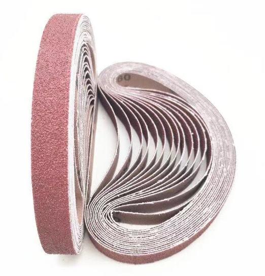 Aluminum Oxide Sanding Belts Metal Finishing Grinder Cloth Backed Abrasive Sanding Belts
