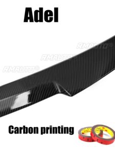 สปอยเลอร์หลังคาร์บอนไฟเบอร์ทรง M4 สำหรับ BMW F10 F18 ซีรีส์ 5 M5 ปี 2011-2017 ปีกหลัง สปอยเลอร์ลิป แต่งรถ - Product Image 6