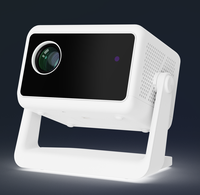 Support de projecteur mini HTP en gros, très populaire, 150 lumens ANSI, projecteur HD Android LCD LED avec haut-parleurs intégrés, portable pour l'extérieur