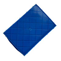 Caisses en plastique recyclables ergonomiques avec poignée, empilables et emboîtables pour l'alimentation en ligne de montage