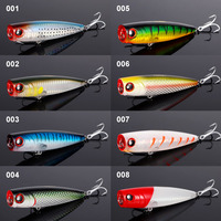 Leurre de pêche Noeby Light Trolling Popper pour la pêche en eau salée, à lancer en surface