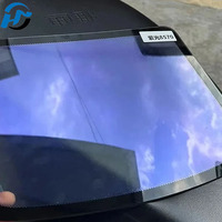 VLT80 % Emperor Film tenaga surya ungu, stiker pelindung jendela samping depan mobil berubah warna Model X/Y/3/S