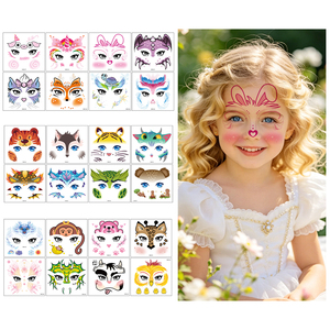 Tatuajes Temporales de Mariposas con Brillantina <span class=keywords><strong>para</strong></span> Maquillaje Facial, Pegatinas Faciales <span class=keywords><strong>para</strong></span> <span class=keywords><strong>Pintar</strong></span>, Maquillaje <span class=keywords><strong>para</strong></span> Fiestas y Festivales <span class=keywords><strong>para</strong></span> Niñas y Mujeres, Venta al Por Mayor - Product Image 4
