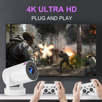 Topleo Hy300 Pro HIfi projecteur de jeu intelligent Portable Mini Android 11.0 3D 4K vidéo Console de jeu à domicile WIFI caractéristiques projecteur