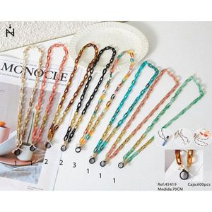 Catena di plastica con chiusura a tre maglie da 70 cm per custodie e borse per occhiali - Product Image 1
