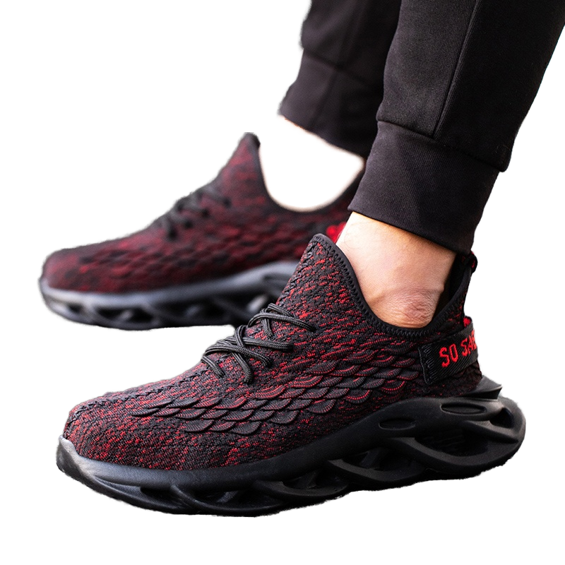 Tiger Master Safety Shoes Steel Toe Anti-Slip Work Boots