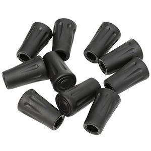 ปลอกยางกันลื่น 40x23 มม. สีดำ สำหรับป้องกันปลายไม้เท้าเดินป่า - Product Image 1