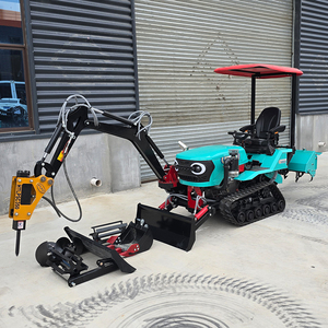 Tracteur compact de haute qualité 4x4, petit moteur diesel, mini-tracteur à chenilles avec pompe et boîte de vitesses pour l'agriculture, machines agricoles - Product Image 1