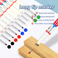 Stylo marqueur à trou profond 20mm stylo marqueur à pointe longue crayon marqueur à tête longue pour le travail du bois