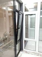 Fenêtres à battants et à basculer en PVC à double vitrage avec réduction du bruit pour maison en ville
