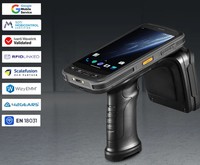 Escáner de Código de Barras Portátil Resistente con Sistema Operativo Android 13 de Alto Rendimiento, IP65, PDA con Lector NFC RFID C72 Chainway 1D/2D
