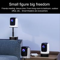 Projecteur 4K TS-1 1200lm 40-130 pouces pour cinéma maison, Full HD 1080P, Wi-Fi 2.4/5G et Bluetooth, Android 11, mise au point manuelle