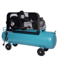 Compresseur d'air portable à moteur lubrifié 220V 70L 2.2KW 1020 tr/min, type piston, refroidi par air, 250L/min