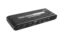 Prix de gros Type-c 2X1 Commutateur KVM Partager 1 Set Souris Clavier Moniteur USB C Commutateur KVM MST 2 Moniteurs Affichage Image Différente