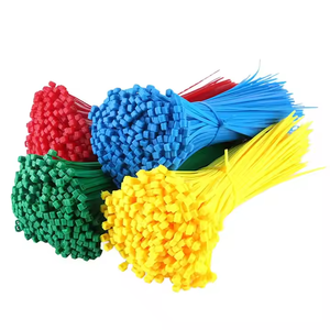 Bridas de nailon autoblocantes, bridas de plástico fuertes con cremallera para interiores y exteriores, decoraciones musicales de <span class=keywords><strong>Navidad</strong></span>, correas de luz coloridas - Product Image 6