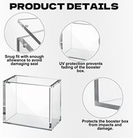 Boîtier acrylique personnalisé de haute qualité avec clarté exceptionnelle ETB Options d'affichage flexibles Bouclier UV anti-poussière pour PKMN