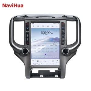 NaviHua Android 11 Car Radio Multimedia Vertical Screen Auto Head Unit GPS Navigation for 2014 Dodge Ram 1500 Tesla Style Radio - Product Image 4