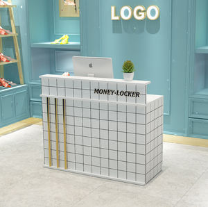 Bancone Reception per Piccoli Hotel, Saloni di Bellezza, Negozi al Dettaglio e Minimarket, Design del Bancone Cassa con Immagini - Product Image 2