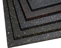 Bodybuilding Gym Übung Anti Slip Gym Boden Gym Mat Gummi boden mit Punkten