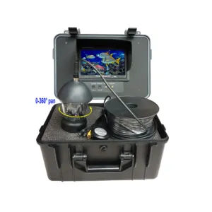 Cctvパン水中カメラ600tvlナイトビジョンでモニター釣りファインダーキット水中ダイビングマイクロカメラ