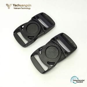 หัวเข็มขัดพลาสติกสีดำแบบปรับได้สำหรับสายรัด ดีไซน์ใช้งานง่าย - Product Image 3