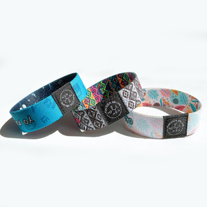 Bracelets de fête personnalisés en ruban élastique NFC FM1108 Ntag 213 Ntag 215 Ntag216 Bracelets imprimés Bracelets de couple <span class=keywords><strong>totwoo</strong></span> - Product Image 4