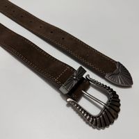 Ceintures pour femmes, ceintures vintage pour femmes, ceinture pour dames, texture en daim, boucle à ardillon sculptée antique en PU, accessoire de mode rétro western