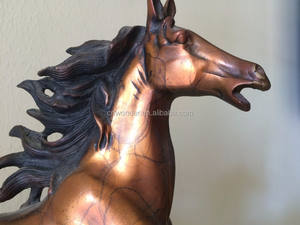 En çok satan bronz at heykel art deco at Feng Shui süs - Product Image 5