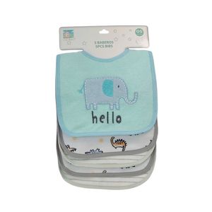 Bavoirs bébé en coton tricoté nouveau-né impression et broderie conception lavable Durable imperméable à l'eau salive serviette bavoirs bave - Product Image 6