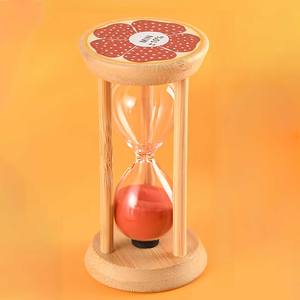 Minuteur à sable personnalisé, horloge à sable en bambou, horloge à sable en bois ou décoration pour jeux d'enfants, salle de classe, cuisine, maison, bureau - Product Image 1