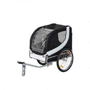 Housse de remorque pour chien de compagnie, amovible, pliable, avec suspension, charge utile 20 kg, 135x59x95 cm - Product Image 1