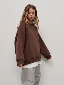 <span class=keywords><strong>Felpa</strong></span> Pullover Oversize da Donna di Tendenza Autunnale a Maniche Lunghe con Girocollo Casual - Product Image 3