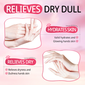 Crème pour les mains SADOER Patte de Chat OEM ODM avec Acide Hyaluronique & Squalane 80g Hydratante Anti-gerçures Adoucissante pour la Peau - Product Image 6